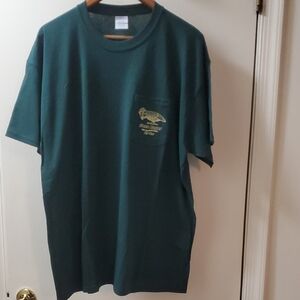 New Green Parrot Key W. T-shirt Graphic front back XL reg Cotton